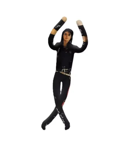 New Style Michael Jackson Cosplay Prop Doll Plush Stuffed Figure Dolls Room Decoration Abstract Joint Mobility Props Gift