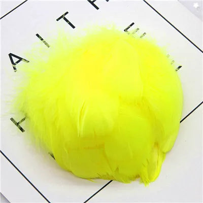 Natural Goose Feathers Plumes 4-15cm Colourful Swan Feather Plume for Home Decoration Craft DIY Party Jewelry Decoration 3Siz