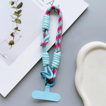 1Pc Cellphone Straps Hanging Cord Mobile Phone Lanyard Short Wrist Strap Charm Anti-lost Chain for Women Keychain Pendant - B
