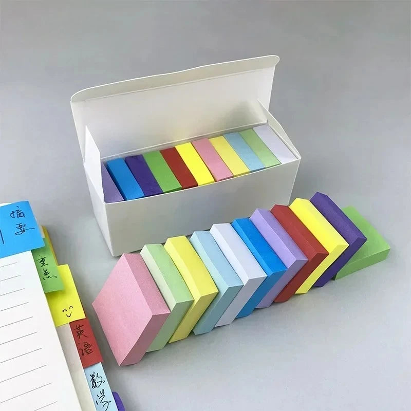 11pcs/Set Fluorescent Color Sticky Notes Posted It Note Pads Planner Stickers Notepad Memo Pad for School Office Supplies - 1
