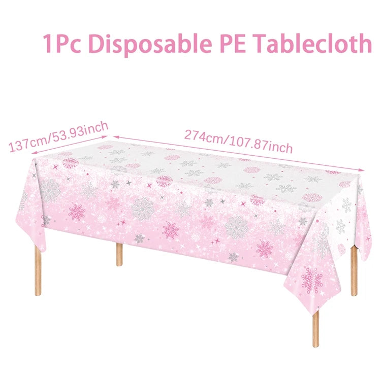 Disposable Christmas Tablecloth Merry Christmas Decors for Home 2024 Table Cover Xmas Ornament Navidad Natal New Year Gift 20
