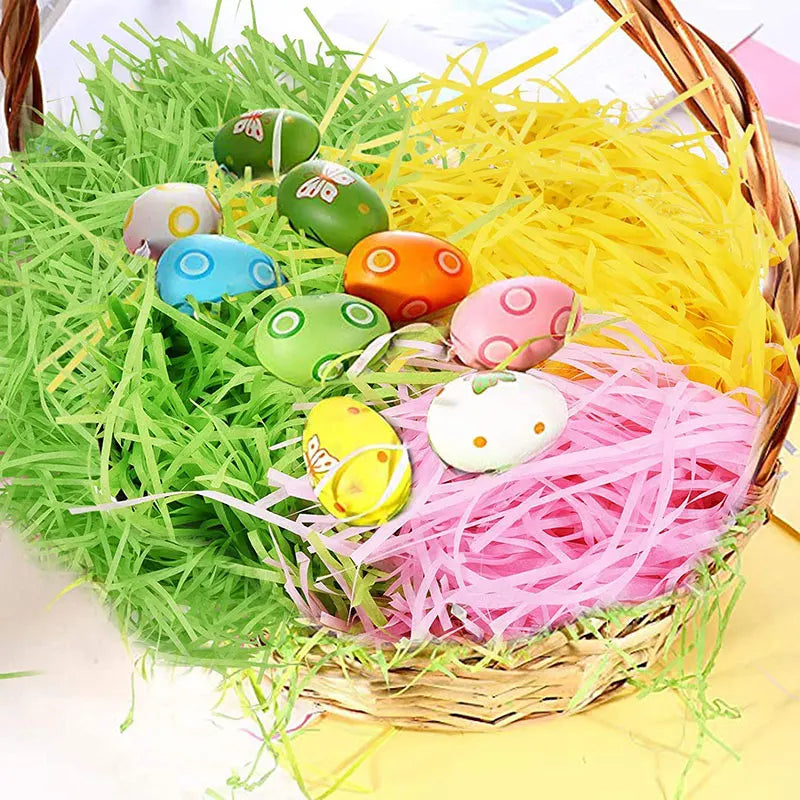 20/50g Multicolored Shredded Crinkle Paper Strands Shredded Crinkle Confetti DIY Gift Box Filling Party Wedding Christmas Dec