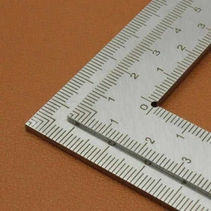 Cute School Supplies Metal Ruler Small Frame Ruler Measuring Layout Tool Stainless Steel Square Square Square Square