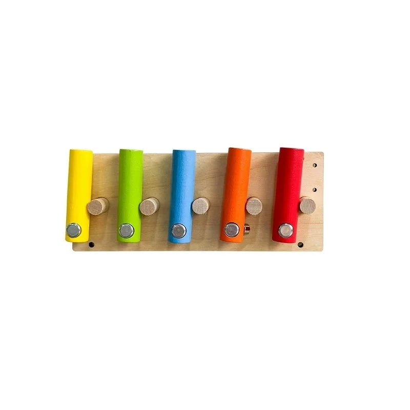 DIY Montessori Busy Board Accessories Bee Flower Gear Gate Educational Toys LED Lamp Drum Learning Wooden Game Busy Board Toy