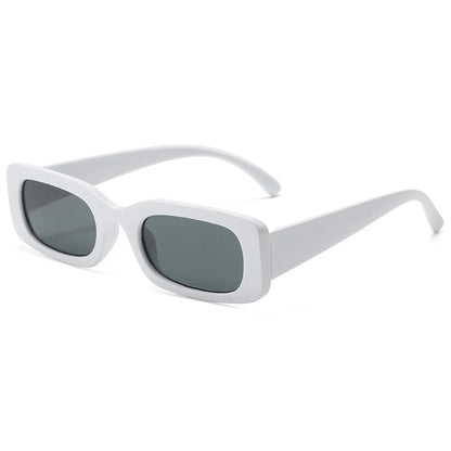 Sexy Small Oval Women's Sunglasses 2025 New Fashion Leopard Brown Hot Sun Glasses Female Retro Colorful Shade Eyeglass - whit