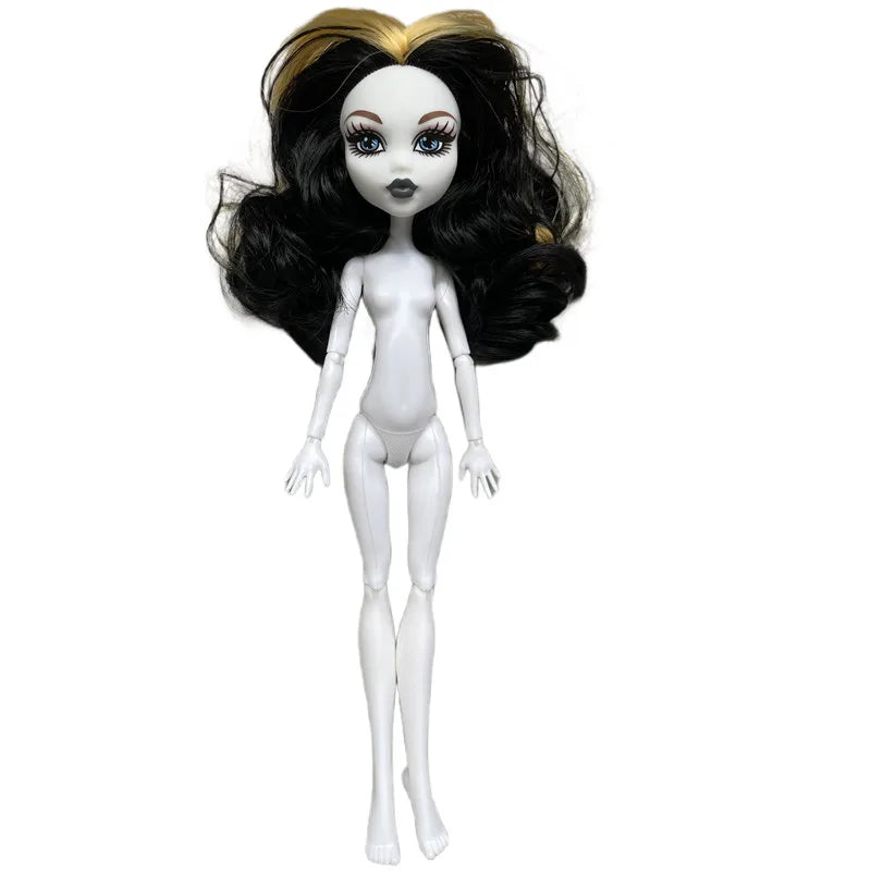Multi-Joints Movable Doll Body Toy 23cm Doll Toy To Fit Many Heads White Green Brown Purple Monstering High Doll Body Cat hea