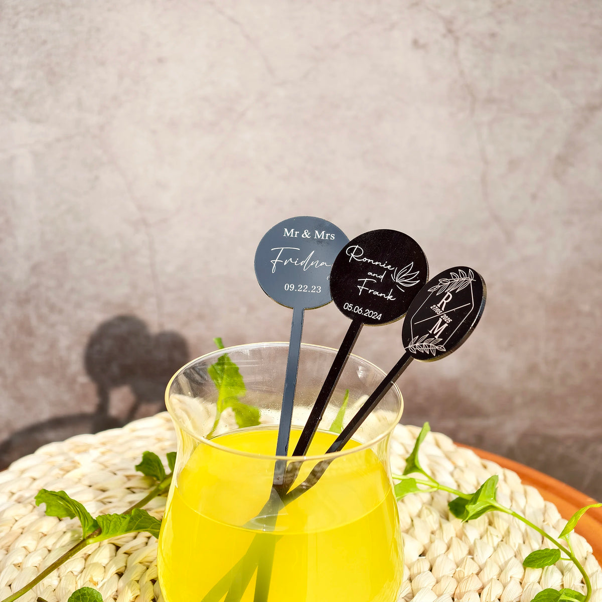 30/50/100pcs Custom Cocktail stirrers Personalised Drink Stirrers Wedding Decorations Baby Shower Swizzle Decoration Party De