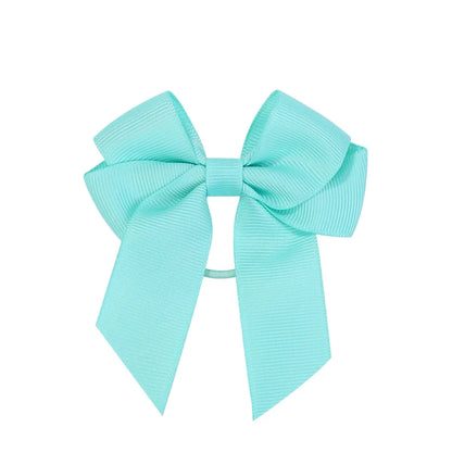 3.15inches Solid Color Hair Ribbon Hair Band for Girls Toddler Cheer Up Bows Head Rope Kids Headwear Ponytail Hair Accessorie