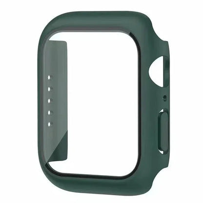 Glass+Cover For Apple Watch case 44mm 40mm 41 42 45 mm 49mm 46mm Screen Protector iWatch series Ultra 10 9 8 7 6 SE 5 Accesso
