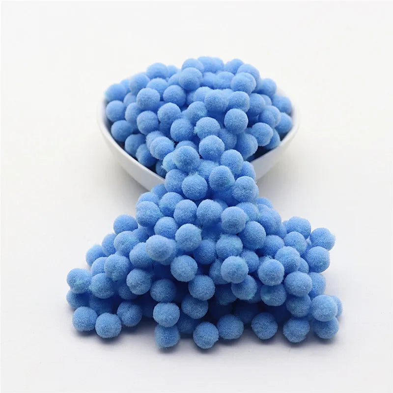 15g Fluffy Soft Pompom 8 Mm 10 Mm 15 Mm 20 Mm 25 Mm 30 Mm Plush Pompom DIY Home Decoration Crafts Toys - 34 / 8mm 15g
