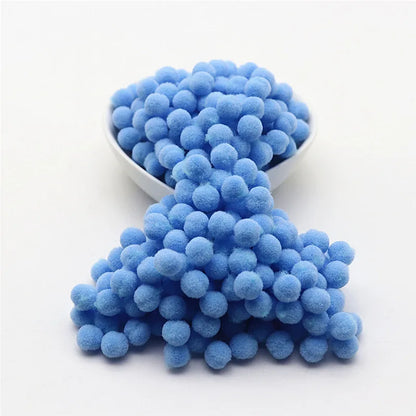 15g Fluffy Soft Pompom 8 Mm 10 Mm 15 Mm 20 Mm 25 Mm 30 Mm Plush Pompom DIY Home Decoration Crafts Toys - 34 / 8mm 15g