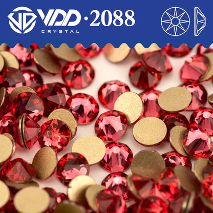 VDD SS16-SS30 High Quality AAAAA 2088 Rhinestones Crystal Flatback 8 Big 8 Small 16cut Stones For DIY Crafts Nail Art Decorat
