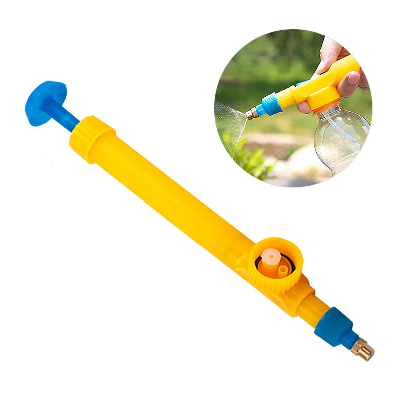 High Pressure Air Pump Manual Sprayer Adjustable Drink Bottle Spray Head Nozzle Garden Watering Tool Sprayer Agriculture Tool