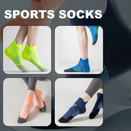 Unisex Running Socks Breathable Quick Dry Anti Blister Moisture Wicking Cushioned Arch Support Athletic Sport Socks