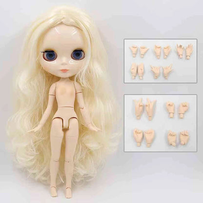 ICY DBS blyth doll 1/6 bjd toy joint body white skin shiny & matte face 30cm on sale special price toy gift anime doll - glos