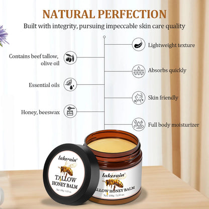Tallow Honey Balm Specifically For Dryness And Itchiness Skin Moisturizing Beef Tallow Face Cream Body Lotion Face Cream Care