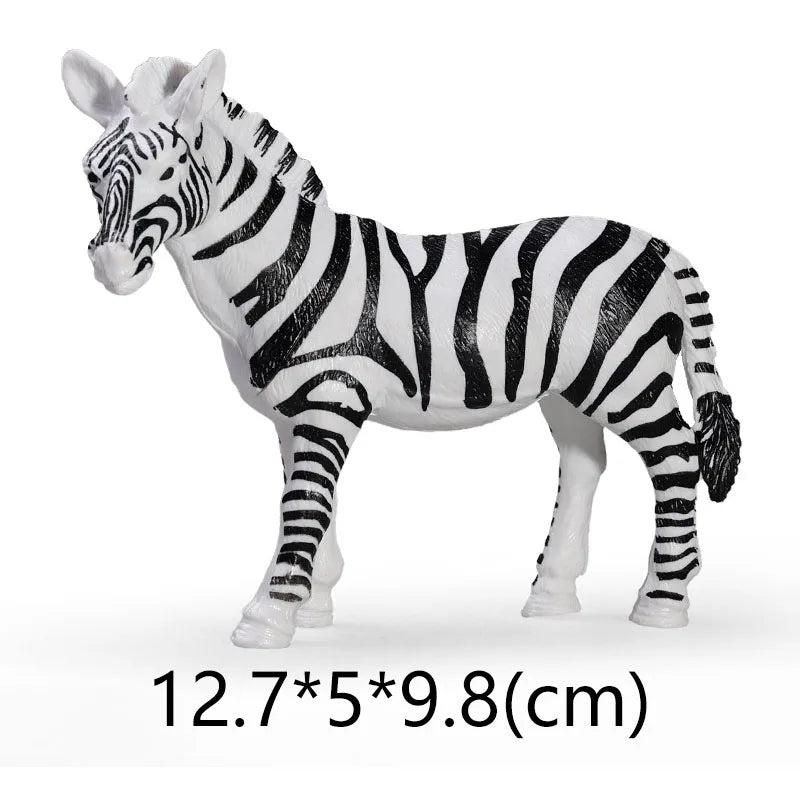NEW Wild Animal Zoo Tiger Kangaroo Elephant Snake Bear Deer Koala Squirrel Model Figurine Collecta Toy Figures Gift for Child