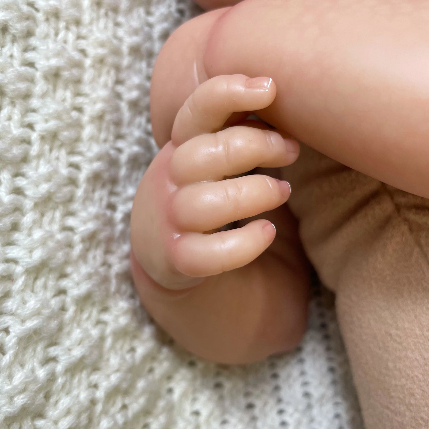 19 Inch Realistic Finished Bebe Reborn Silicone Vinyl Cloth Body Doll LouLou Handmade Toy For Girls Christmas Gift
