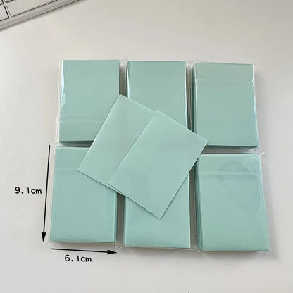 Sharkbang 50pcs/Lot Holo Card Sleeves 61x91mm 20C Macaron Color Kpop Holder For Postcards Films Game Cards Photocard Protecto