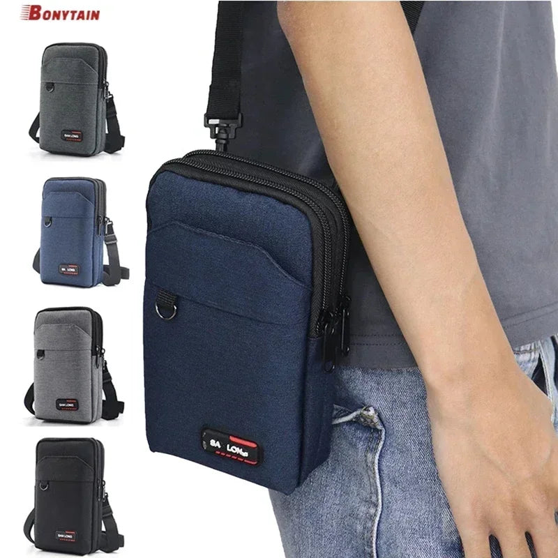 Waterproof Waist Bag Purse Single/double Layer Outdoor Waist Fanny Pack Men Phone Pouch Camping Hunting Tactical Bag with Bel