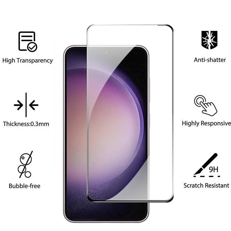 For Samsung S24 Glass, S26 S25 S24 Ultra Screen Protector For Samsung Galaxy S23 Glass Samsung S24 Ultra Tempered Glass Samsu