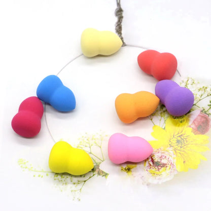 OGEYERO6pcs Mini Makeup Sponge Puff Beauty Egg Sponge for Makeup Concealer Foundation Face Cosmetic Puff Kit Make Up Blender 