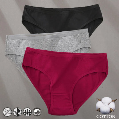 Cotton Panties Jacquard Design Pattern Women Panties Underwear Sexy Female Lingerie Briefs Solid Color Intimate Pantys for Wo