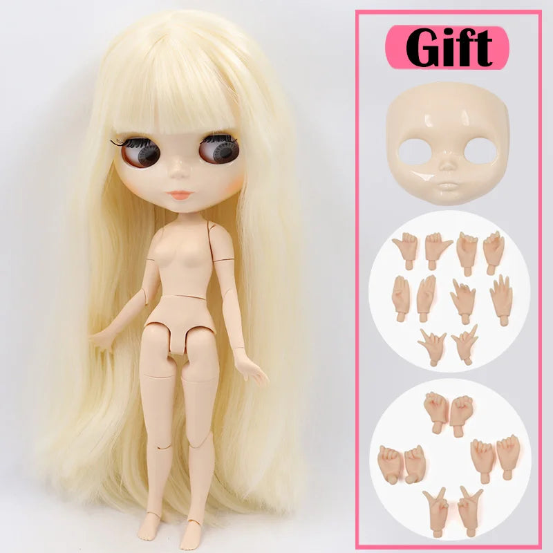 ICY DBS Blyth Doll White Skin Joint Body 1/6 BJD Special Price OB24 Toy Gift - doll hand ab face A