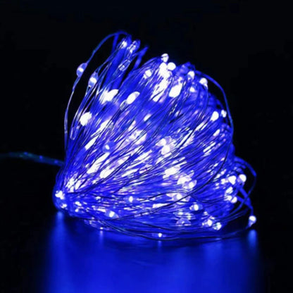 Led Copper Wire Fairy Lights Waterproof LED String Lights Battery Operated DIY Wedding Party Christmas Decoration Garland - b