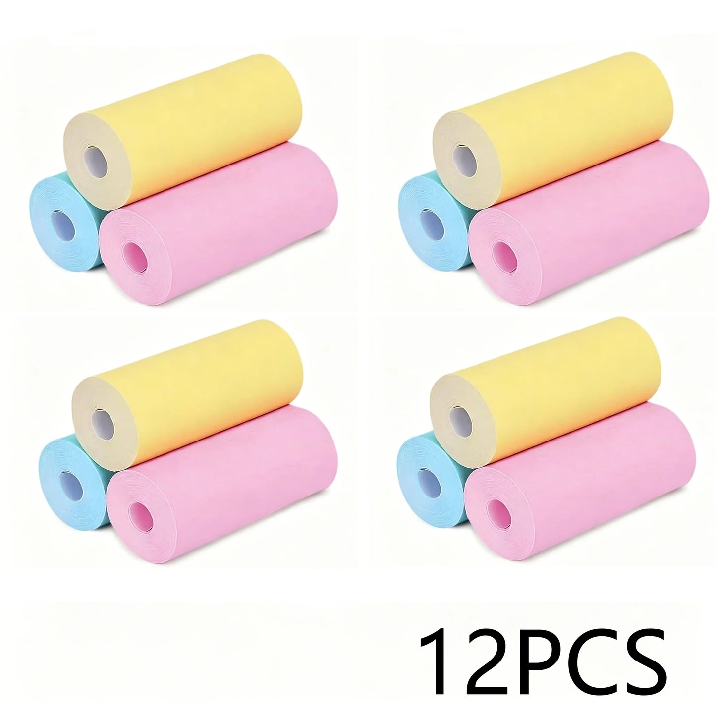 3-20 Rolls 57x25MM Thermal Paper Color Children Camera Instant Print Kids Camera Printing Paper Replacement Accessories Parts