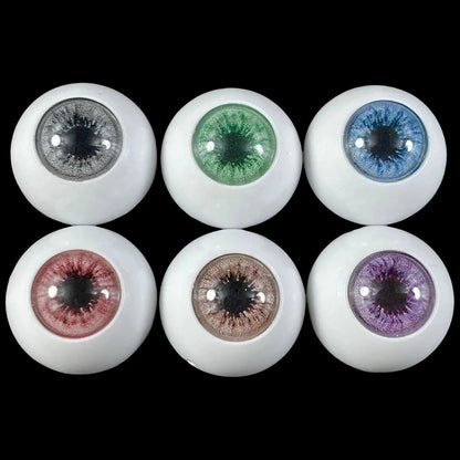 1 Pair 10mm/12mm/14mm/16mm/18mm Doll Eyeball For BJD DIY Doll Eyes Accessories Animal Eyes Acrylic Eyes Doll Eyeballs