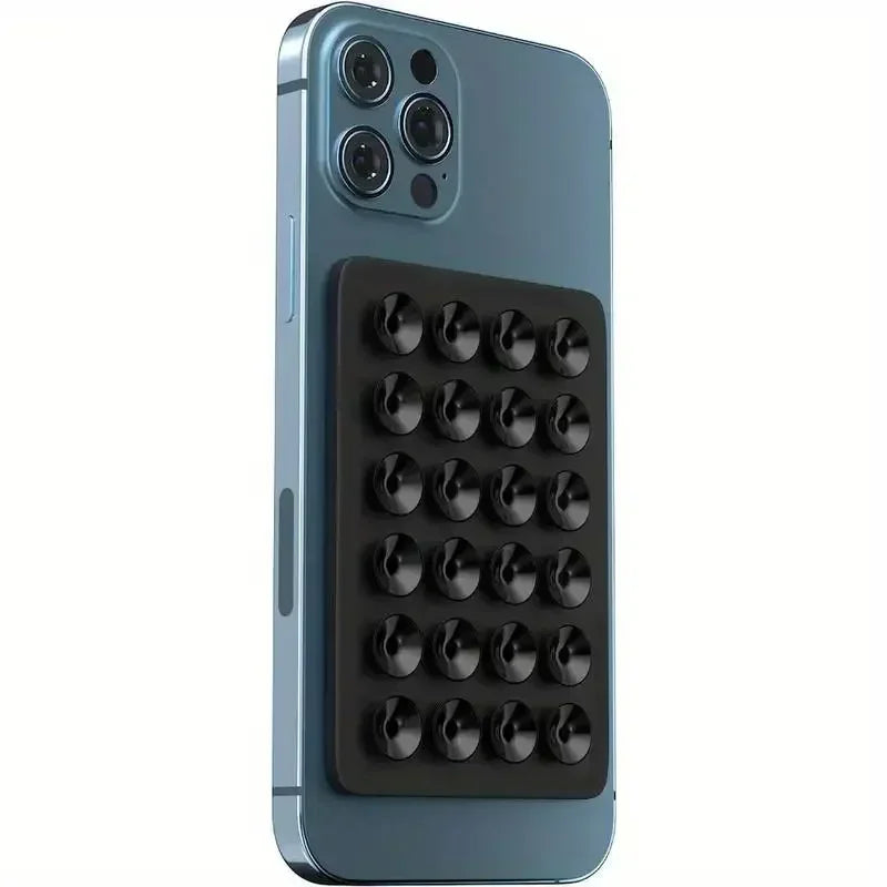 Silicone Suction Phone Holder Mat Multifunctional Suction Cup Wall Stand Square Anti-Slip Single-Sided Case Mount Back Sticke
