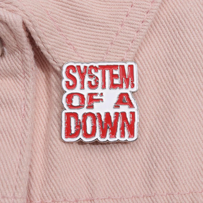 Rock Lapel Pins Enamel Pin for Backpacks Briefcase Badges Brooch for Clothes Accessories Fashion Gift