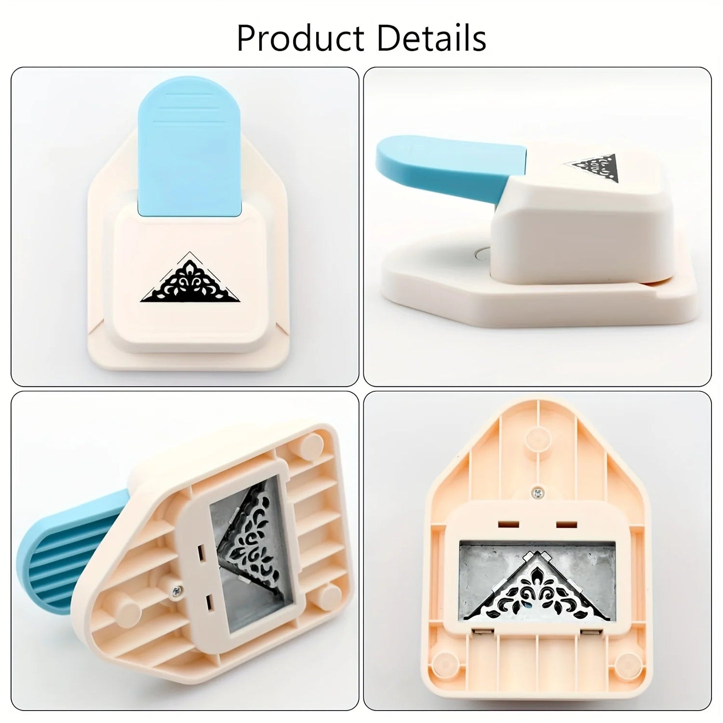 Craft corner punch & triangular flower pattern corner punch, scrapbooking supplies, flower shape punch