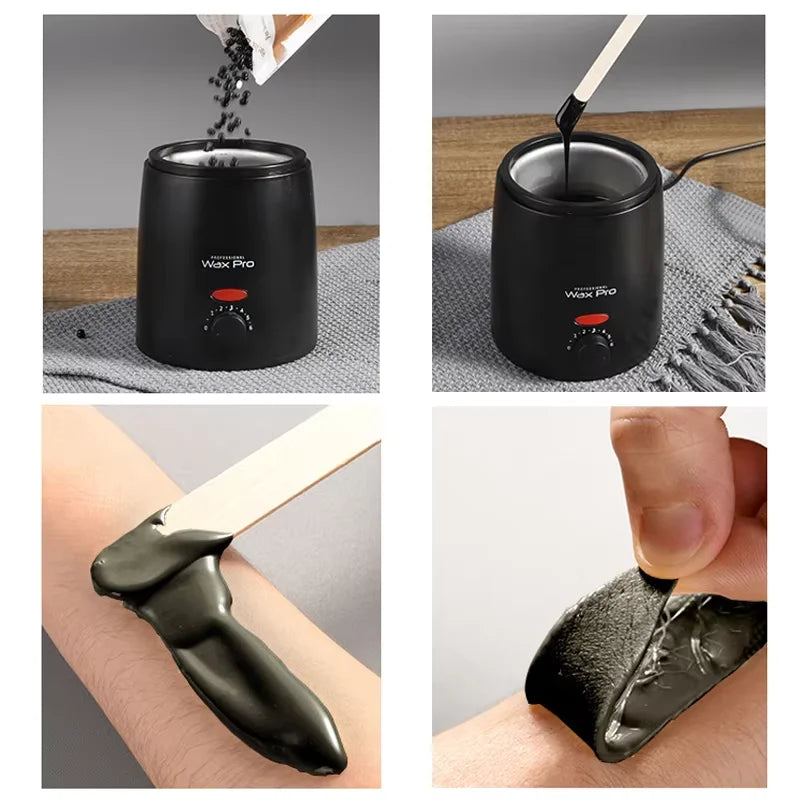 Temperature Wax Heater Control Wax Melting Furnace Adjustable Temperature Rapid Heating Easy to Clean The Whole Body Epilator