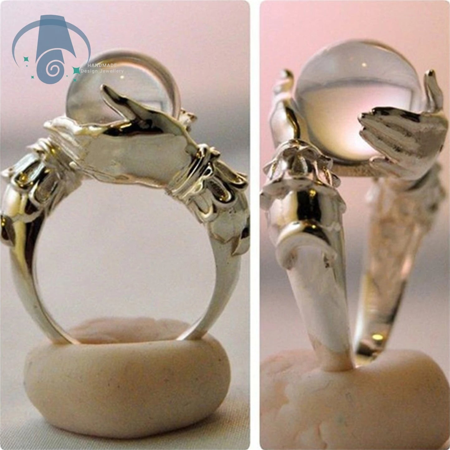 Vintage Alloy Vine Totem Ring with Green Crystal Fashion Jewelry for Women Gift Idea for Daily Use Special Occasion