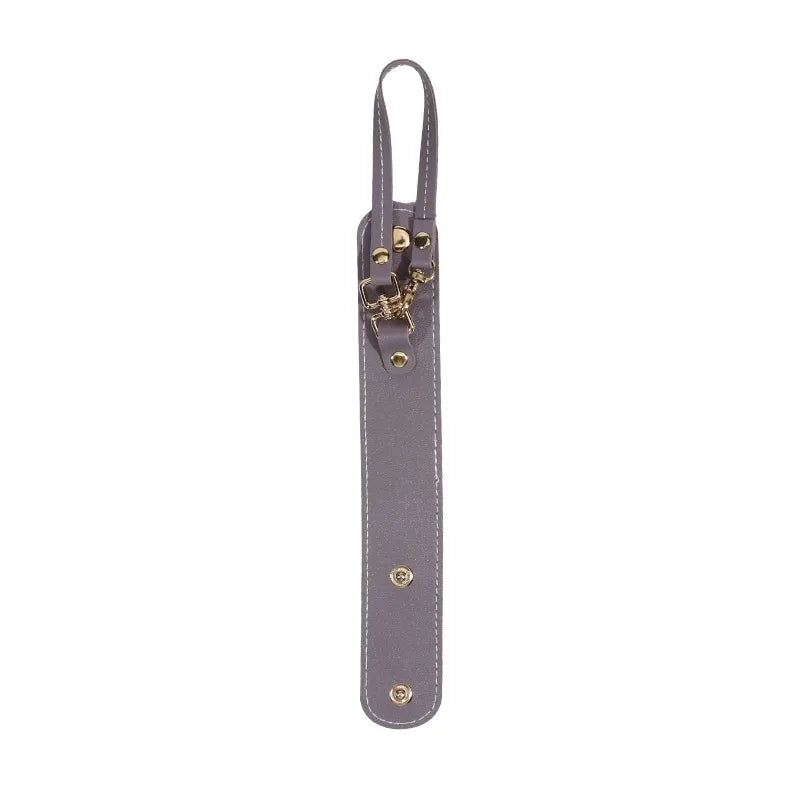 Vintage Leather Glove Holder Strap With Clasp Leather Towel Holder For Handbag Glove Strap For Hat Outdoor Camping Women
