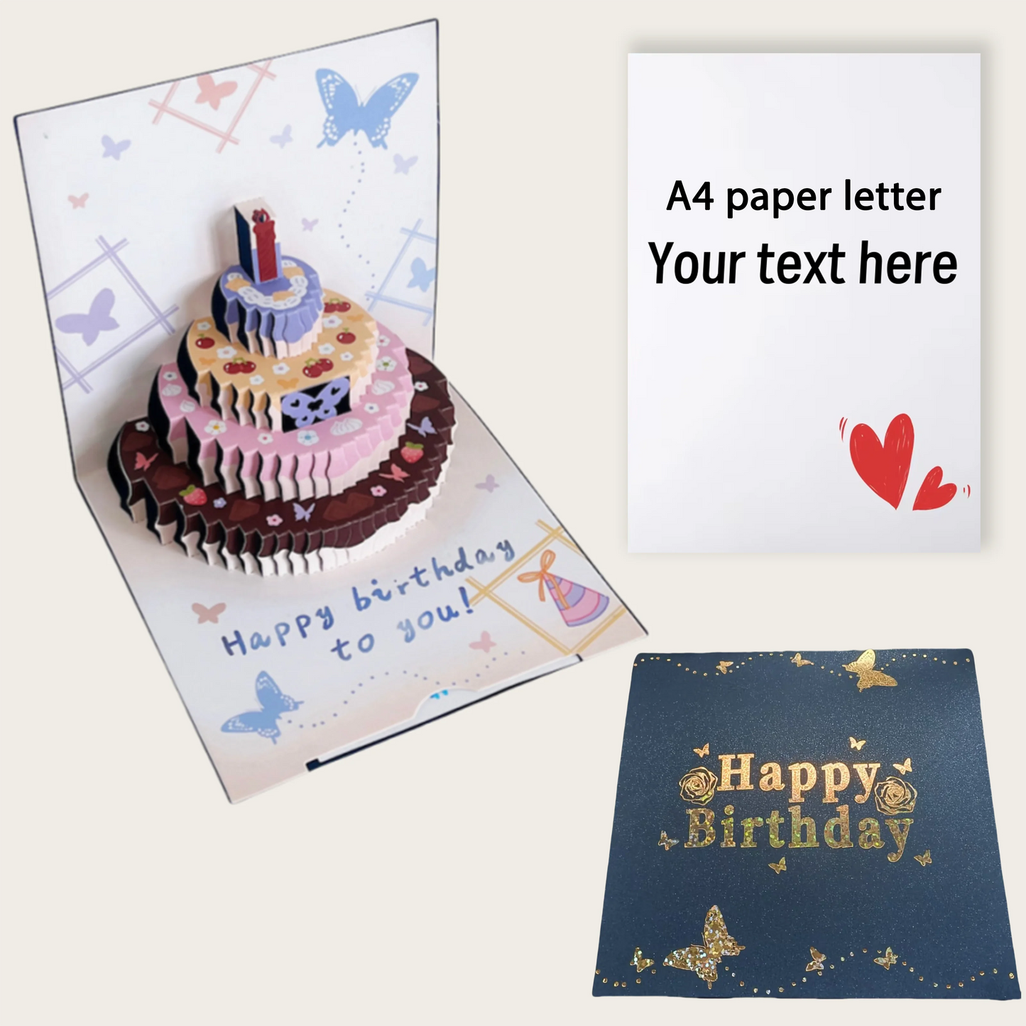 DIY Custom Envelopes Letter, Valentine's Day Letter Customization, Friend Blessing Letters, Company Documents Print, Mail a L