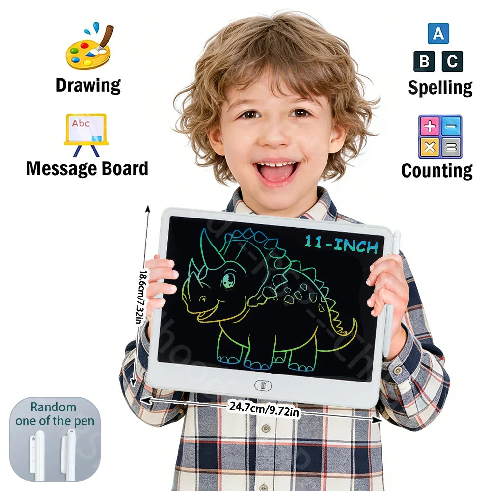 8/11/13/16 Inch LCD Drawing tablet Writing Board Kids Doodle Painting Handwriting Pad Toy for 3 4 5 6 7 8 Years Girls Boys Gi