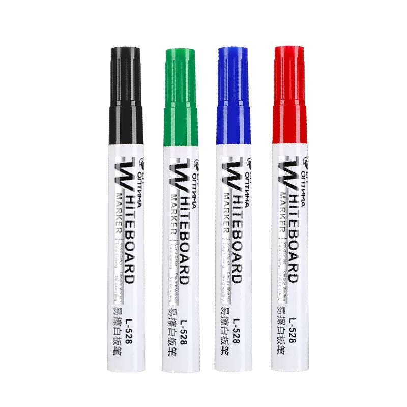 4/10 Pcs Set Erasable Magnetic Whiteboard Marker Pen Blackboard Marker Chalk Glass Ceramics Office School Art Marker Statione