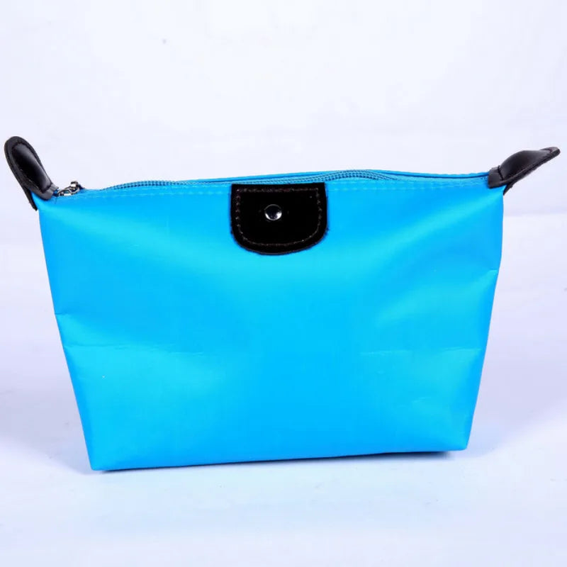 Cosmetic Bag For Women Colorful Waterproof Travel Dumpling Storage Bags Mini Cute Toiletry Makeup Portable Tote Bags Purses 2