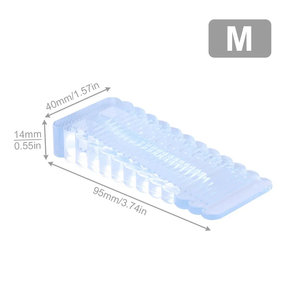 Door Stops Rubber Door Stopper Silicone Anti-collision Safety Door Stoppers Door Joints For Household Hardware Tools