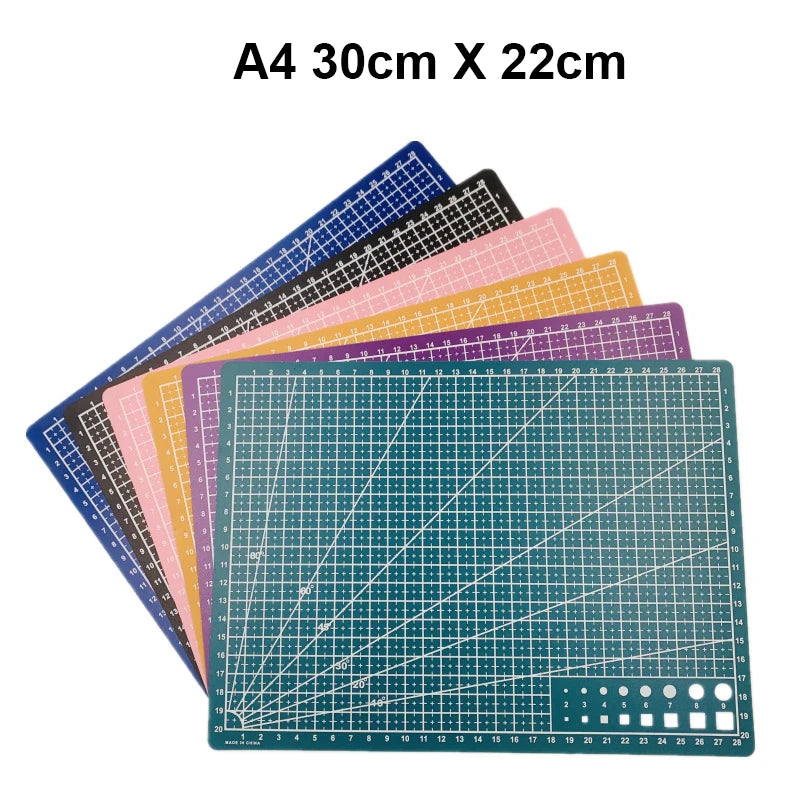 A3 A4 A5 Craft Cutting Pad PVC Cutting Mat Anti Cutting Table Board For Leather Sewing Patchwork Engraving DIY Workbench Tool