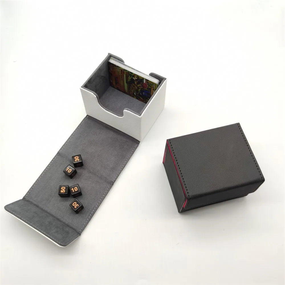 100+Trading Card Deck Box Storage Holder Organizer Cards Case for Card Collectible Game Card Cases Protectors Container