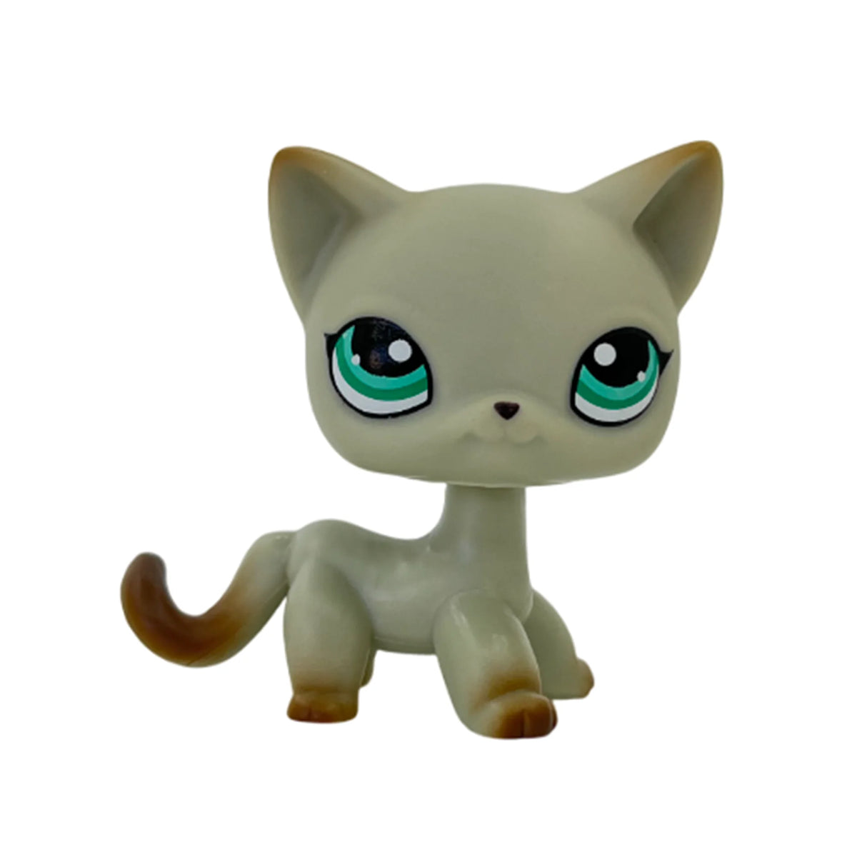 Rare Pet Toy Mini Stands Short Hair Kitten Old Figures Collection Original Bobble Head Toy LPS