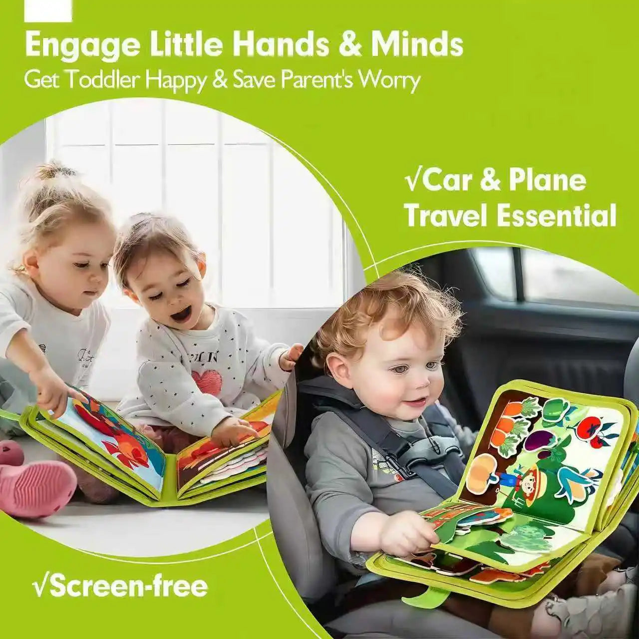 Baby Early Education Schoolbag Safe Felt Interactive Busy Board Alphabet Educational Toy for Children Felt Alphabet Learning 