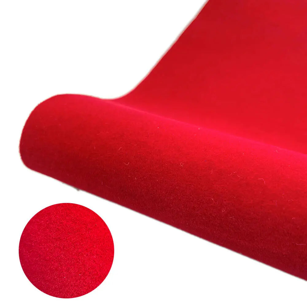 20 X 15 cm / 20 X 145 cm / 40 X 145 cm Self-adhesive Velvet Flock Liner Jewelry Contact Paper Craft Fabric Sticker Multi Colo