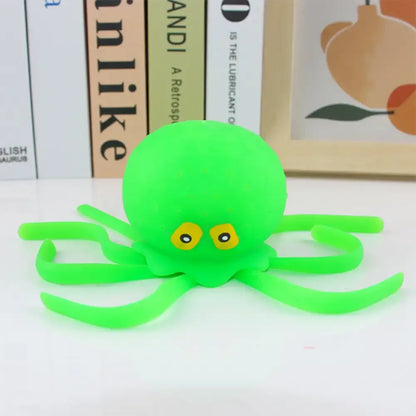 Baby Bath Toys Sponge Water Absorbing Octopus Squeezing Stress Relief Toys Summer Swimming Play Water Bath Toy for Children -