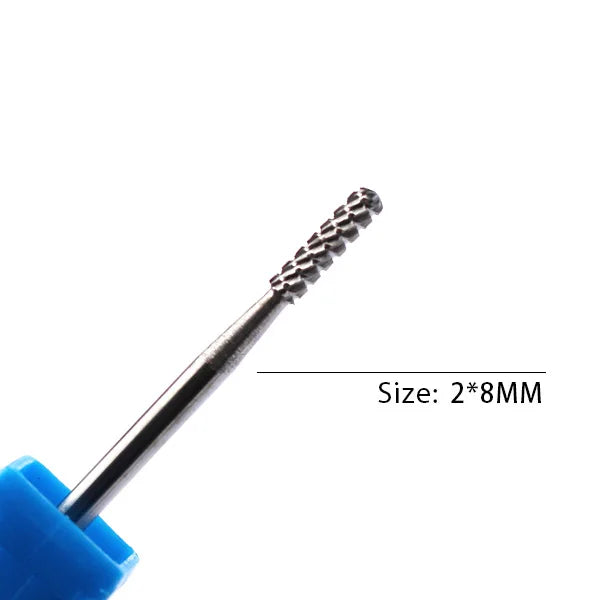 1pc Carbide Tungsten Nail Drill Bit Rotate Burr Milling Nail Cutter Bits Electric Drill Machine For Manicure Pedicure Tools -