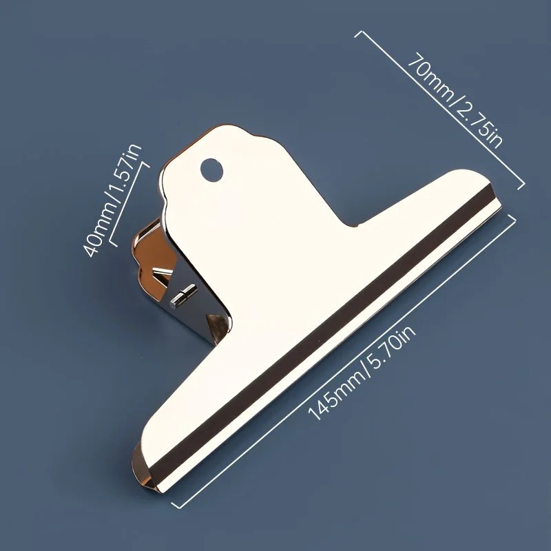 1pc/3pcs/5pcs Large Bull Paper Clips 14.5cm/5.7in,School Supplies for Bulletin Board,Artworks,Food Bag,Photos,Metal Chip